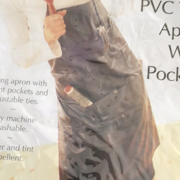PVC Tint Apron With Pockets - Picture 4 of 5